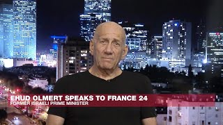 Israel must revive twostate solution former PM Ehud Olmert tells FRANCE 24 • FRANCE 24 English [upl. by Arok361]