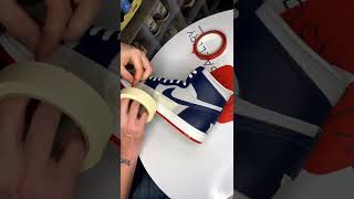 Aging the 85 Jordan 1 Georgetown [upl. by Seys]