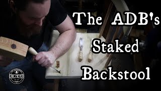 Building the Staked Backstool from the Anarchist Design Book [upl. by Ginsburg]