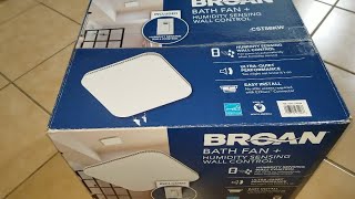 BROAN Bath Ventilation Exhaust Fan  Humidity Sensing Control Switch  Installation Guide [upl. by Atsira]