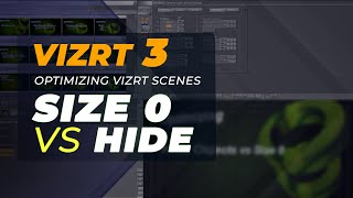 Vizrt 3 Size 0 Setting VS Hide Objects [upl. by Shela569]