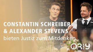 Constantin Schreiber und Alexander Stevens bieten Justiz zum Mitdenken  3nach9 [upl. by Nannerb]