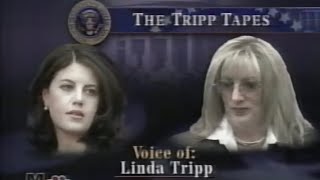 Monica Lewinsky amp Linda Tripp Phone Call 1998 Late Night with Conan O’Brien [upl. by Millan]