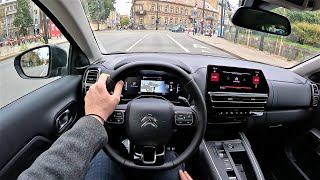 2022 Facelift Citroen C5 Aircross  Shine 12l 130hp   POV Test Drive  Fuel consumption info [upl. by Elizabeth587]