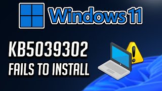 Fix KB5039302 Update Not Installing On Windows 11 Version 23H222H2 [upl. by Fisuoy]