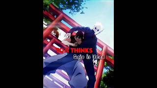 Toji Thinks Gojo is Dead whysally AMV jujitsu Kaisen  anime edit gojosatoru [upl. by Nednal]