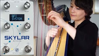 GFI System Skylar Reverb Pedal on Harp [upl. by Alvarez]