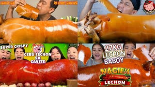 WHOLE LECHON MUKBANG COMPILATION [upl. by Burr]