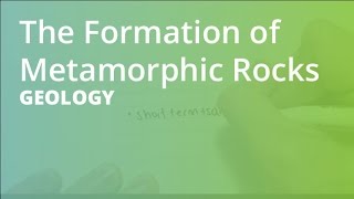 The Formation of Metamorphic Rocks  Geology [upl. by Alvy]