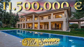 11500000 € VILLA SORRENTO  Gran Mansión de Lujo en la Prestigiosa GuadalminaBaja Marbella  4K [upl. by Alexina]