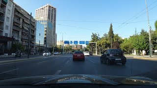 Driving in Athens L Kifisias Arditou Kallirois L Syggrou [upl. by Eelirrem]