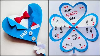 DIY  Happy Father’s Day Card  Handmade Card For Father’s Day  Fathers Day Greetings Card [upl. by Nitsreik304]