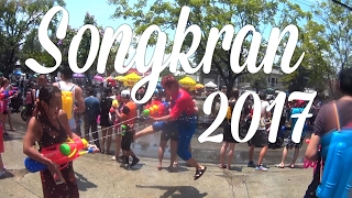 Crazy Songkran Festival The Worlds Biggest Water Fight 4K [upl. by Corabel]