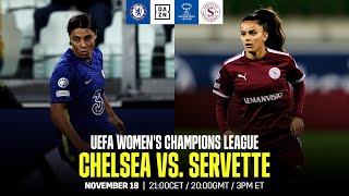 Chelsea vs Servette  UEFA Women’s Champions League Matchday 4 Full Match [upl. by Sawyer]