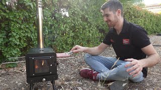 ESTUFA Y BARBACOA DE LEÑA PORTATIL  CASA CAMPING😱 Amazon [upl. by Dez]