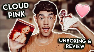 Ariana Grandes New Cloud Pink Perfume Unboxing and Review [upl. by Osterhus]