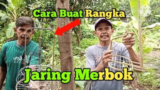 cara buat rangka jaring merbok [upl. by Lakim]