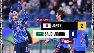 AsianQualifiers  Group B  Japan 2  0 Saudi Arabia [upl. by Wadell587]