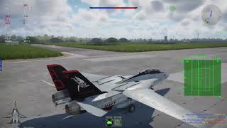 war thunder f14 landing [upl. by Anauqcaj]