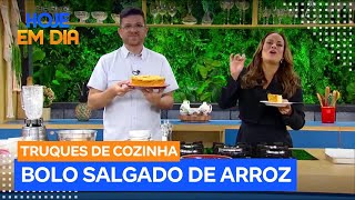 Truque de Cozinha Guga Rocha ensina receita para reaproveitar as sobras de arroz [upl. by Inej]