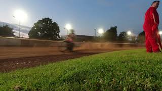 Speedway From The Centre Green Bend 2 With DJI Camera Birmingham Brummies v Leicester Lions 12824 [upl. by Konrad]