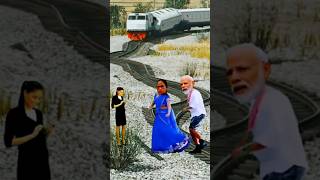 Funny dancing Mamata vs Modi stop the train shortsfeed youtubeshortstrending [upl. by Akcirderf]