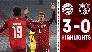 Perfect Groupstage with 6️⃣th Victory  FC Bayern  FC Barcelona 30  Highlights  UEFA CL [upl. by Drusilla436]