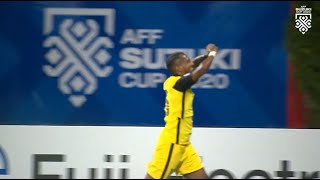 Kogileswaran Raj makes it 30 to Malaysia vs Cambodia AFFSuzukiCup2020 Group Stage [upl. by Ahsilla883]