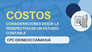 Estudios Contables y la Contabilidad de Costos [upl. by Ellennoj771]