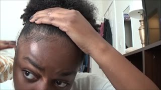 Natural Hair  I Permed My Edges [upl. by Ymor]