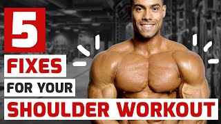 5 Fixes for Your Shoulder Workout [upl. by Josi]