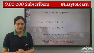 Coprime Numbers  Factors and Multiples  Class 5  CBSE  NCERT  ICSE [upl. by Leann]