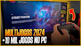 ATUALIZADO Melhor Sistema Multijogos para PC em 2024 Seu Computador vai virar um SUPER CONSOLE [upl. by Aihtniroc]