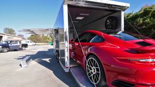 Why we love our custom built enclosed car trailer [upl. by Lobiv]