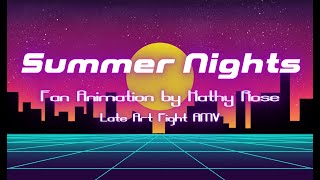 quotSummer Nightsquot  Fan Animation Late Art Fight AMV [upl. by Manville]