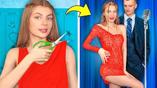 COOL DIY FASHION HACKS Girly Clothes Transformation Ideas by Mariana ZD [upl. by Dulcine]