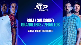 SALISBURYRAM vs GRANOLLERSZEBALLOS  Nitto ATP Finals Highlights [upl. by Digdirb409]