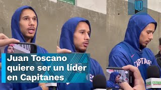 🏀 Juan Toscano quiere ser un líder en Capitanes pero reconoció que quotnada es para siemprequot 🏀 [upl. by Essila]