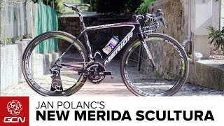 Jan Polancs New Merida Scultura  Giro DItalia 2015 [upl. by Aribold]