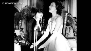 Franca Raimondi  Aprite le finestre Italy  LIVE Eurovision 1956 Grand Final [upl. by Bevus515]