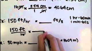 Physics Unit Conversion Review [upl. by Huntley]