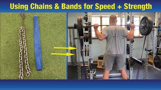 MOST EFFECTIVE Squat Method Using Chains amp Bands  Maximize Speed amp Strength [upl. by Resiak]