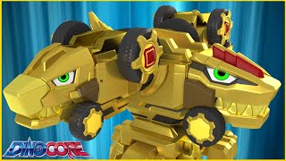 Official DinoCore  Series  A Brand New Golden Ultra D Buster  Dinosaur Robot  Season 1 EP13 [upl. by Rehm]