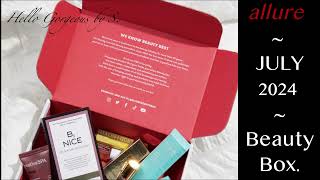 allure JULY 2024 Beauty Box FULLSPOILERS [upl. by Elletnohs]