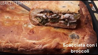 Schiacciata o scacciata con broccoli siciliana [upl. by Kolosick]