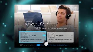 Using TV Mode  PowerDVD  Worlds No 1 Movie amp Media Player [upl. by Leahci]