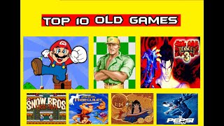 Top 10 old games from 1980 to 1997 Games Name in Description [upl. by Heady]