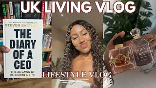 LIVING IN UK VLOG How much I spend  Surviving Work life Buying a Wig on TikTok SHEIN haul 🇬🇧 [upl. by Oir]