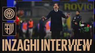 LINTERVISTA DI SIMONE INZAGHI  INTER 31 PARMA 🎙️⚫🔵 [upl. by Leahey]