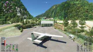 My Landing at Locher Sarentino Airfield msfs 2020 [upl. by Lashonde]